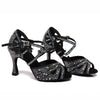 Chaussure Danse Latine - Talon Haut - Couleurs Lagon