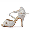 Chaussure Danse Latine - Talon Haut - Couleurs Lagon