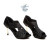 Chaussures Danse Latine Double Couche T8.5cm - Couleurs Lagon
