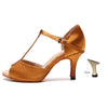 Chaussures de danse latine à boucle pour femmes - Couleurs Lagon