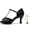 Chaussures de danse latine à boucle pour femmes - Couleurs Lagon