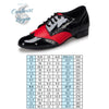 Chaussures de danse latine pour hommes - Couleurs Lagon