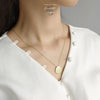 Collier de coquillages en argent s925 - Couleurs Lagon