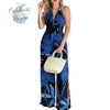 Combinaison jambe large et taille haute Floral - Couleurs Lagon