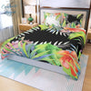 Ensemble de housse de couette trois pièces US COULEURS LAGON FLORAL HIBISCUS - Couleurs Lagon