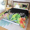 Ensemble de housse de couette trois pièces US COULEURS LAGON FLORAL HIBISCUS - Couleurs Lagon