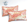 Housse de couette 3 pièces BLANC ROUGE Tortue Gorgones - Couleurs Lagon