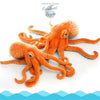 Jouet Peluche Poulpe Géant 25x80cm - Couleurs Lagon - grand & petit modele