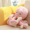 Jouet Peluche Poulpe Mignon 18-80cm - Couleurs Lagon - rose