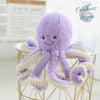 Jouet Peluche Poulpe Mignon 18-80cm - Couleurs Lagon - violet