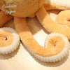 Jouet Peluche Poulpe Mignon 18-80cm - Couleurs Lagon - détails tentacules