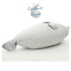 Jouet Peluche Réaliste Grands Phoques 30-80cm - Couleurs Lagon - grand modele dessous blanc