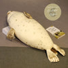 Jouet Peluche Réaliste Lion de Mer en coton 35-85cm - Couleurs Lagon - finition dessous