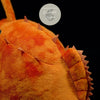 Jouet Peluche Réaliste Poisson-Lanterne 25cm 10in - Couleurs Lagon - gros plan épines dorsales etc.