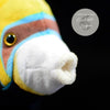 Jouet Peluche Réaliste Poissons du Lagon et Récifal 20cm 8in - Couleurs Lagon - royal angelfish detail bouche av droit