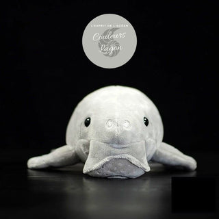 Jouet Peluche Réaliste Très Mignon Dugong 36cm - Couleurs Lagon - avant