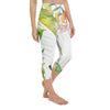 Legging de Yoga Court Taille Haute Couleurs Lagon FLORAL HIBISCUS - Couleurs Lagon