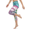 Legging de Yoga Court Taille Haute Couleurs Lagon MARINE 1 - Couleurs Lagon