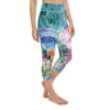Legging de Yoga Court Taille Haute Couleurs Lagon MARINE 1 - Couleurs Lagon