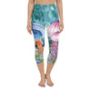 Legging de Yoga Court Taille Haute Couleurs Lagon MARINE 1 - Couleurs Lagon