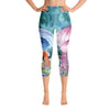 Legging de Yoga Court Taille Haute Couleurs Lagon MARINE 1 - Couleurs Lagon