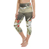 Legging de Yoga Court Taille Haute Couleurs Lagon MARINE 2 - Couleurs Lagon