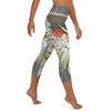 Legging de Yoga Court Taille Haute Couleurs Lagon MARINE 2.2 - Couleurs Lagon