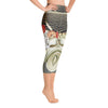 Legging de Yoga Court Taille Haute Couleurs Lagon MARINE 2.3 - Couleurs Lagon