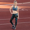 Legging de Yoga Long Taille Basse BENITIER BLEU CF - Couleurs Lagon