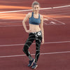 Legging de Yoga Long Taille Basse BLACK CF 68 - Couleurs Lagon