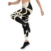 Legging de Yoga Long Taille Basse FLORAL D2 CF - Couleurs Lagon