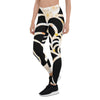 Legging de Yoga Long Taille Basse FLORAL D2 CF - Couleurs Lagon