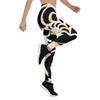 Legging de Yoga Long Taille Basse FLORAL D2 CF - Couleurs Lagon