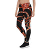 Legging de Yoga Long Taille Basse GORGONES ROUGE CF - Couleurs Lagon