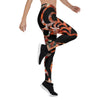 Legging de Yoga Long Taille Basse GORGONES ROUGE CF - Couleurs Lagon