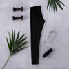 Legging de Yoga Long Taille Basse NOIR - Couleurs Lagon