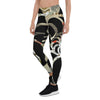 Legging de Yoga Long Taille Basse SABLE ET COQUILLAGES CF - Couleurs Lagon