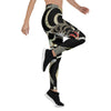 Legging de Yoga Long Taille Basse SABLE ET COQUILLAGES CF - Couleurs Lagon