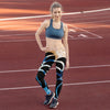Legging de Yoga Long Taille Basse TIEDYE MARBRE MARINE CF - Couleurs Lagon