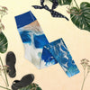 Legging de Yoga Long Taille Haute PACIFIQUE - 1 poche - Couleurs Lagon
