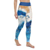 Legging de Yoga Long Taille Haute PACIFIQUE - 1 poche - Couleurs Lagon