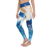 Legging de Yoga Long Taille Haute PACIFIQUE - 1 poche - Couleurs Lagon