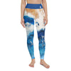 Legging de Yoga Long Taille Haute PACIFIQUE - 1 poche - Couleurs Lagon