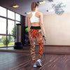 Legging de Yoga Long Taille Haute ROUGE GORGONE Ceinture Noir - 1 poche - Couleurs Lagon