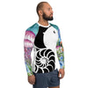 Lycra Rashguard Homme UV50+ BLANC MEDUSES - Couleurs Lagon