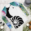 Lycra Rashguard Homme UV50+ BLANC MEDUSES - Couleurs Lagon