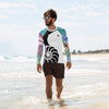 Lycra Rashguard Homme UV50+ BLANC MEDUSES - Couleurs Lagon