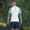 Lycra Rashguard Homme UV50+ BLANC MEDUSES - Couleurs Lagon