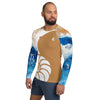 Lycra Rashguard Homme UV50+ CHERE TIEDYE - Couleurs Lagon