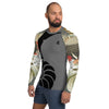 Lycra Rashguard Homme UV50+ GRIS SABLE ET COQUILLAGES - Couleurs Lagon